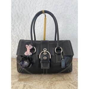 Coach Soho Black Satchel Y2K Vintage